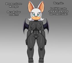  bat_girl drone femsub furry neyfufu rouge_the_bat sonic_the_hedgehog_(series) tagme text 