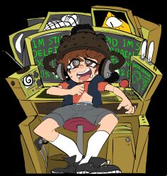 bill_cipher brain_drain dipper_pines disney dominica666 drool gravity_falls happy_trance headphones male_only malesub shota spiral spiral_eyes symbol_in_eyes tech_control text western