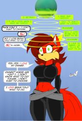 akatsukishiranui-fox anonymind_(manipper) breasts comic expressionless female_only femsub fiona_fox fox_girl furry large_breasts manip resisting ring_eyes sonic_the_hedgehog_(series) standing standing_at_attention tech_control text