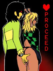 altered_common_sense antlers ass ass_grab black_hair blonde_hair brown_hair clothed color deer_girl deltarune empty_eyes evil_smile expressionless femsub fingering freckles furry geilsun_(manipper) glowing glowing_eyes heart horns kaa_eyes kris_(deltarune) large_ass lewd_juice long_hair maledom manip noelle_holiday pussy_juice red_eyes ring_eyes sex short_hair simple_background skirt skirt_lift smile standing text yellow_skin 
