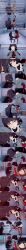 absurdres anoni_hypno black_eyes black_hair clothed dialogue english_text femsub gas_mask hypnotic_eyes jane_doe_(zenless_zone_zero) maledom rat_girl red_eyes resisting short_hair spiral spiralwash_eyes text zenless_zone_zero 