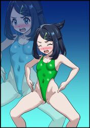 body_control embarrassed femsub haigure leotard liko_(pokemon) nintendo pokemon sintro8190 swimsuit unhappy_trance