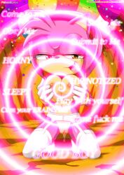  amy_rose animated animated_gif bbmbbf breasts female_only femdom furry glowing hedgehog_girl hypnotic_breasts large_breasts lingerie male_pov manip nipples open_mouth palcomix pink_hair pov pov_sub pussy pussy_juice short_hair sleep_command solo sonic_the_hedgehog_(series) spiral subliminal text underwear waverun_(manipper) 