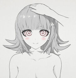 chiaki_nanami dangan_ronpa ivatent simple_background tagme