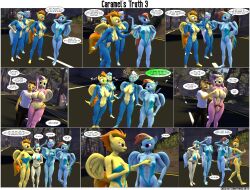  3d altered_common_sense altered_perception blue_hair blue_skin caramel comic femsub fleetfoot fluttershy furry huge_breasts maledom multiple_girls multiple_subs my_little_pony orange_skin pink_hair pink_skin rainbow_dash rainbow_hair shortstack spitfire text unaware white_hair white_skin yellow_skin zonkypones 