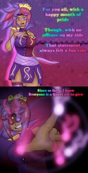  glowing glowing_eyes heterochromia onorgasmic original pink_eyes pink_hair pride_colors purple_eyes purple_hair raven_howl_(onorgasmic) tan_skin 