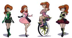 absurdres angry ballerina choker crown daphne_blake disney dress femsub fusion happy_trance hypnotic_accessory ics jewelry kim_possible kim_possible_(series) microchip multiple_girls orange_hair ponytail sam scooby-doo_(series) tech_control totally_spies