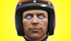 3d grand_theft_auto_(series) grand_theft_auto_v happy_trance helmet kwebbelkop looking_at_viewer male_only malesub manip screenshot smile solo