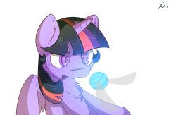 absurdres animals_only dazed expressionless femsub horns horse multicolored_hair my_little_pony open_mouth twilight_sparkle unicorn wings xaigatomon
