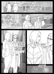 brain_injection breasts comic dialogue emma_frost femsub glasses greyscale maledom marvel_comics necklace pegasus_(artist) super_hero text white_queen