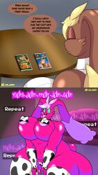  al_gx ass before_and_after breasts bunny_girl cow_girl cow_print cowbell crossed_eyes disney femsub furry glowing_eyes happy_trance home_on_the_range hug huge_ass huge_breasts humor hypnotic_audio hypnotic_music kaa_eyes large_ass lopunny milf nintendo nipples pokemon speech_bubble spiral_eyes the_jungle_book tongue_out 