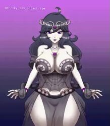  animated breasts cleavage dancing femdom harem_outfit hex_maniac hypnotic_dance large_breasts long_hair looking_at_viewer nintendo pokemon pokemon_x_and_y porniky pov_sub spiral spiral_background spiral_eyes tagme thigh_gap video 