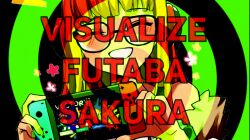 animated animated_gif artist_request fandomhypnojunk futaba_sakura glasses orange_hair persona_(series) persona_5 pov pov_sub seizure_warning spiral spiral_background tagme