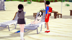 3d empty_eyes femsub happy_trance haraga_kurumi maledom original shadow1333 swimsuit the_100_girlfriends_who_really,_really,_really,_really,_really_love_you