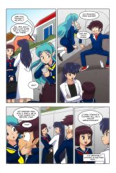 ataru_moroboshi comic lum sakura_(urusei_yatsura) shinobu_miyaki urusei_yatsura wadevezecha