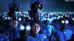 3d black_hair blue_eyes breasts brown_hair dazed drone empty_eyes expressionless female_only female_scout femdom femsub gas_mask glowing glowing_eyes hypnotic_accessory large_breasts mask mass_hypnosis miss_pauling_(team_fortress_2) multiple_girls multiple_subs open_mouth pyro_(team_fortress_2) robotization short_hair source_filmmaker standing standing_at_attention team_fortress_2 tech_control text uniform valve watermark western xxxgingeslut357xxx zipper