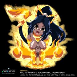  animal_ears bleach cat_pose dark_skin empty_eyes femsub happy_trance idpet nude paws pet_play self_hypnosis sitting squatting tail transformation yoruichi_shihoin 