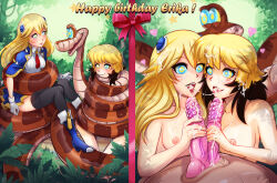  absurdres bestiality black_hair blazblue blonde_hair blush breasts coils cum cum_in_mouth cum_on_body cum_on_breasts cum_on_face disney double_penis erika_(er-ikaa) femsub handjob happy_trance hmage hypnotic_eyes kaa kaa_eyes large_breasts long_hair maledom multicolored_hair noel_vermillion non-human_penis open_mouth original penis snake snake_penis text the_jungle_book tongue tongue_out topless 