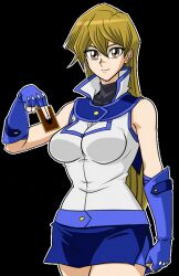  alexis_rhodes animated animated_gif bare_shoulders blonde_hair breasts clothed corruption empty_eyes evil_smile femsub gloves happy_trance large_breasts open_mouth school_uniform smile society_of_light uniform very_long_hair yu-gi-oh! yu-gi-oh!_gx 