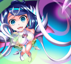  alternate_costume breasts cameltoe clothed corruption erect_nipples erect_nipples_under_clothes evil_smile female_only femsub glowing glowing_eyes hair_clips hair_ornament happy_trance jie_(artist) liko_(pokemon) malamar_outfit multicolored_hair multiple_views navel nintendo nipples petite pokemon pussy simple_background smile solo standing thigh_gap thighs tight_clothing 