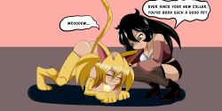 all_fours animal_ears cat_ears cat_pose happy_trance idpet pet_play tagme tail tail_growth transformation