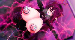  3d ahoge blue_eyes bodysuit breasts cleavage collar corruption custom_maid_3d_2 cyber-sexaroid_(dndniwana3s) drool electricity elf_ears empty_eyes erect_nipples exposed_chest female_only femsub heterochromia horns hyper_breasts latex lily_poemer long_hair milking milking_machine mind_break open_mouth original pasties red_eyes red_hair restrained rubber sex solo tears tech_control thick_thighs tongue topless torn_clothes trembling vaginal very_long_hair 