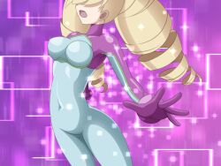  breast_expansion corruption empty_eyes k0n0n luna_platz megaman_(series) megaman_star_force naga_girl navel possession queen_ophiuca sequence snake_girl transformation 