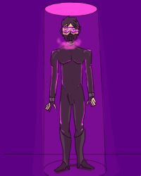bodysuit boots catsuit collar convincinglydressed drone dronification gas_mask headphones high_heels hypnotic_accessory hypnotic_gas hypnotic_screen knee-high_boots latex male_only malesub original rigel_(convincinglydressed) solo stasis_tank visor
