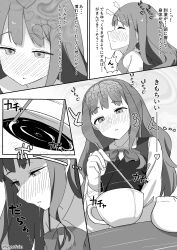 artist_request monochrome school_uniform tagme translation_request