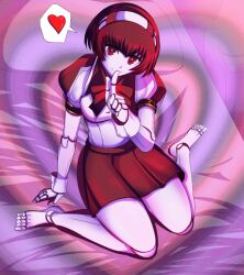  animated animated_gif bed breasts doll_joints dorothy_haze female_only femdom headband heart large_breasts looking_at_viewer manip pillow pov pov_sub professor-celestino_(manipper) red_eyes red_hair ribbon robot_girl seductive_smile short_hair skirt smile solo va-11_hall-a 