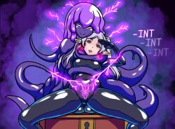  absurdres aura brain_drain brain_injection crotch_tattoo drool elf elf_ears empty_eyes english_text femsub frieren frieren:_beyond_journey's_end long_hair mimic monster open_mouth saluting slime smile tagme tentacles text twintails vinnarygames white_hair yuri 