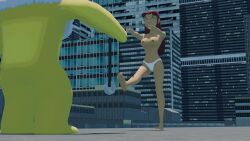  3d dc_comics hypno hypnobrother hypnotized_walking large_breasts long_hair nintendo nipples panties pendulum pokemon red_hair starfire teen_titans zombie_walk 