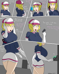  absurdres anthony322 blonde_hair bottomless breasts comic domino_(pokemon) femsub gloves happy_trance hat large_breasts mewtwo nintendo nude open_mouth opera_gloves pokemon pokemon:_mewtwo_returns pokemon_(anime) short_hair smile spiral_eyes symbol_in_eyes text topless 