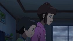  animated black_hair brown_hair femsub milf mother_and_daughter mother_and_son ponytail shinbi_house short_hair sound video 
