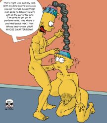 bart_simpson bimbofication blowjob_face brain_drain breasts brother_and_sister erect_nipples fellatio femsub huge_breasts huge_nipples incest lisa_simpson maledom nipples oral penis sex tech_control text the_fear the_simpsons western yellow_skin