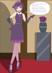 dress eyeshadow gardenia lipstick lunar-worx makeup mismagius pokemon pokemon_(creature) possession