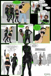  bodysuit brown_hair camila_(pawns_desire) comic cosplay dancer dark_skin dialogue femsub glasses greg_(pawns_desire) happy_trance hypnotized_assistant hypnotized_dom hypnotized_hypnotist latex latina maddie_(pawns_desire) milf natasha_(pawns_desire) nia_(pawns_desire) overseer_(pawns_desire) pawns_desire sabine(pawns_desire) skirt text thighhighs tragicsolitudedragon white_skin 