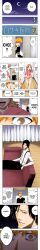  absurdres black_eyes black_hair bleach brother_and_sister brown_eyes brown_hair clothed dialogue english_text femsub ichigo_kurosaki maledom memory_alteration multiple_boys official orange_hair short_hair text tsukishima_shukuro yuzu_kurosaki 