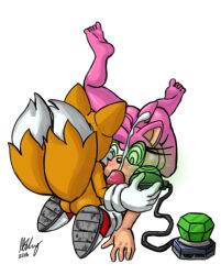 amy_rose bottomless cum femsub furry hedgehog_girl maledom miles_tails_prower nude omegazuel penis ring_eyes shoes sonic_the_hedgehog_(series) spiral_eyes symbol_in_eyes tech_control topless