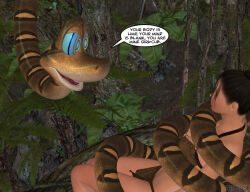 3d comic dead_source disney kaa nanda_(presidus) original presidus tagme text the_jungle_book