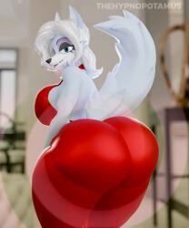  3d animated ass ass_focus eyelashes femdom furry hypnotic_ass large_breasts original pov_sub ramona_(requiem) sharp_teeth smile spiral tagme tail thehypnopotamus video white_hair 