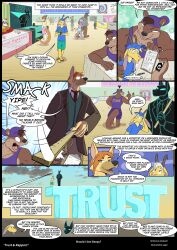 angry arms_behind_back black_eyes blue_eyes breasts brown_hair butterfly cap character_request clothed comic darkwitt darkwitt_(darkwitt) dialogue dog_boy english_text from_behind furry glasses glowing_eyes goat_boy grey_hair hat humor lager lager_(lager) leaning_forward looking_at_viewer looking_back maledom malesub middle_finger multiple_boys multiple_girls orange_hair original otter_boy outdoors pendulum phone shirt skirt speech_bubble spiral_eyes standing surprised sweat symbol tail tech_control text therapist trance_break white_hair wings 