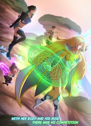  absurdres bandana black_hair blonde_hair blue_eyes blue_lipstick brown_hair cloverdraw04 comic cover doctor_strange emma_frost english_text eye_color_change femsub floating green_eyes halo heterochromia iron_fist lipstick long_hair luna_snow magic magic_circle maledom marvel_comics marvel_rivals multicolored_hair nail_polish possession possessionhub psylocke purple_hair short_hair super_hero sword tagme text very_long_hair weapon white_hair wings x-men 