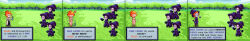  absurdres blue_eyes bottomless breast_expansion breasts cloak confused dazed drool embarrassed enemy_conversion femdom femsub gameplay_mechanics hat magic magicwritings mask multiple_doms navel nude open_mouth orange_hair outdoors pixel_art pussy spiral_eyes text topless witch_hat 