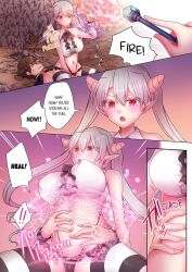  aware character_request color cowgirl_position demon_girl expressionless failed_hypnosis fellatio femdom femsub huge_breasts kaifuku_suruto_kaikanchi_up_￪￪_-_healer_no_hazure_sukiru_de,_isekai_joshi_o_yorokobase_musou magic screenshot sex standing tagme topless translated turning_the_tables 