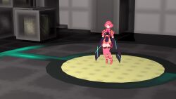 3d blender breasts femsub happy_trance large_breasts mochi_dance purple_eyes pyra_(xenoblade) red_hair short_hair smile thighs video vynil xenoblade_chronicles xenoblade_chronicles_2