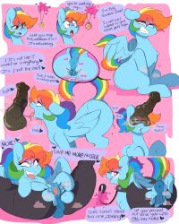  animals_only anus before_and_after collar denial drool femsub furry happy_trance heart hypnotic_accessory leash multiple_views my_little_pony pegasus_girl penis pussy pussy_juice rainbow_dash resisting sex slimewiz spread_legs text tongue tongue_out torn_clothes tsundere 