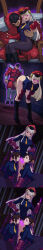  absurdres ai_art alternate_costume amadeus_(generator) aura bare_legs bent_over beret black_hair body_control breasts cap capcom capcom_fighting_jam censored chun-li clothed corruption crossover empty_eyes evil_smile eye_color_change eyeshadow fatal_fury femdom femsub floating glowing_eyes hand_on_hip harem heterosexual high_heels hypnotized_dom ingrid_(capcom) large_breasts leaning_forward legs levitation looking_at_viewer m._bison mai_shiranui makeup platinum_blonde_hair possession purple_eyes red_eyes shadaloo_dolls sitting sitting_on_lap slouching smile strap-on street_fighter tagme tie yuri 