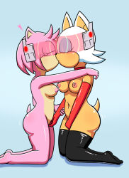  amy_rose bat_girl bottomless breasts disfigure female_only femsub fingering furry gloves hedgehog_girl hypnotic_accessory kissing large_breasts nude opera_gloves rouge_the_bat sonic_the_hedgehog_(series) sub_on_sub tech_control thighhighs topless visor yuri 