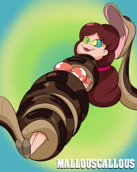 angie_diaz brown_hair coils disney femsub happy_trance imminent_vore kaa kaa_eyes mallouscallous milf open_mouth ordeper_arts snake star_vs_the_forces_of_evil the_jungle_book tied_hair